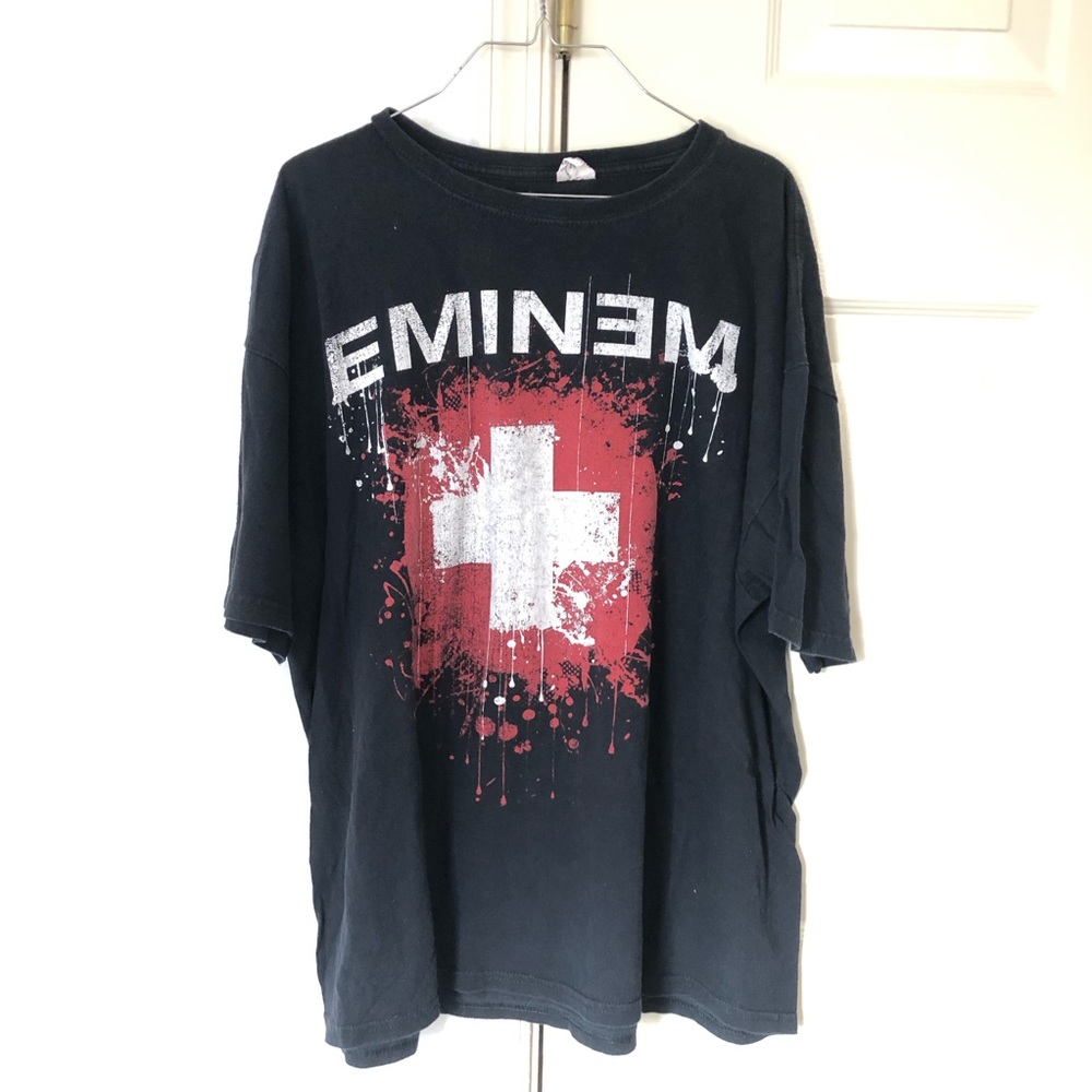 Old Eminem Recover T Shirt XL Black Mens